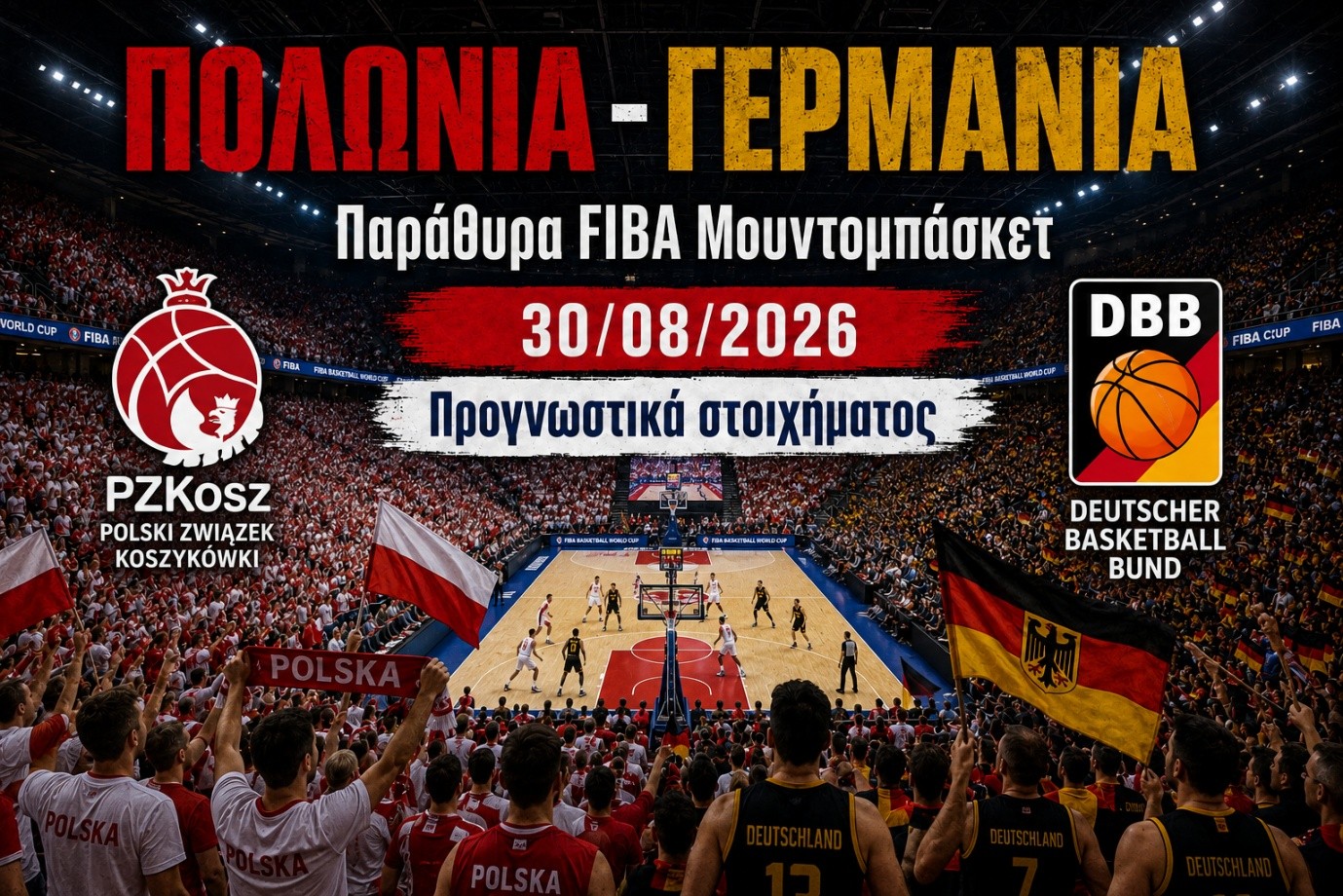 Πολωνία - Γερμανία προγνωστικά μπάσκετ